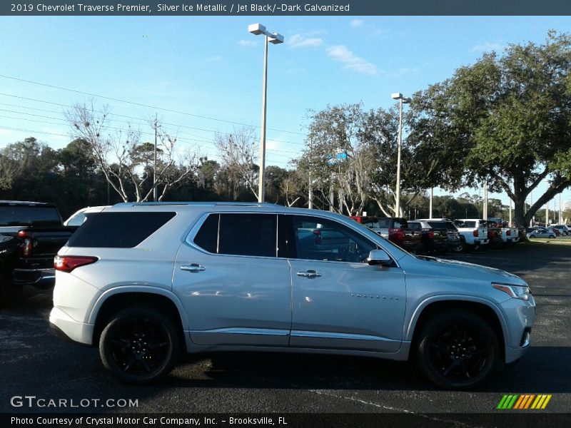 Silver Ice Metallic / Jet Black/­Dark Galvanized 2019 Chevrolet Traverse Premier