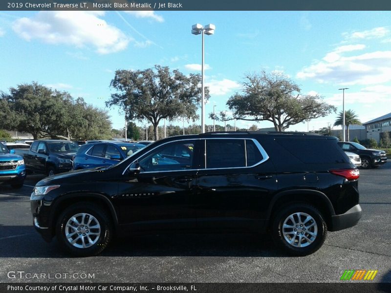 Mosaic Black Metallic / Jet Black 2019 Chevrolet Traverse LT