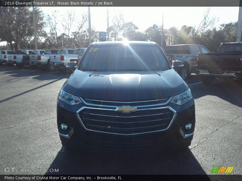 Mosaic Black Metallic / Jet Black 2019 Chevrolet Traverse LT