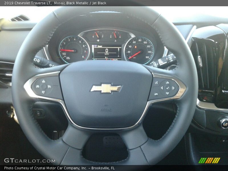 Mosaic Black Metallic / Jet Black 2019 Chevrolet Traverse LT