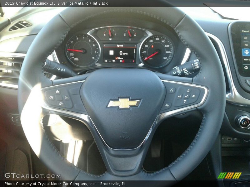 Silver Ice Metallic / Jet Black 2019 Chevrolet Equinox LT
