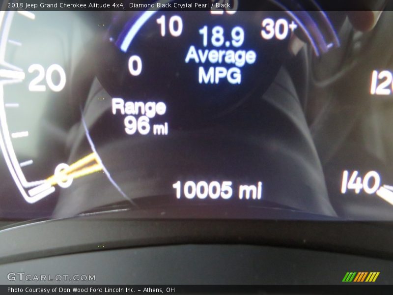 Diamond Black Crystal Pearl / Black 2018 Jeep Grand Cherokee Altitude 4x4
