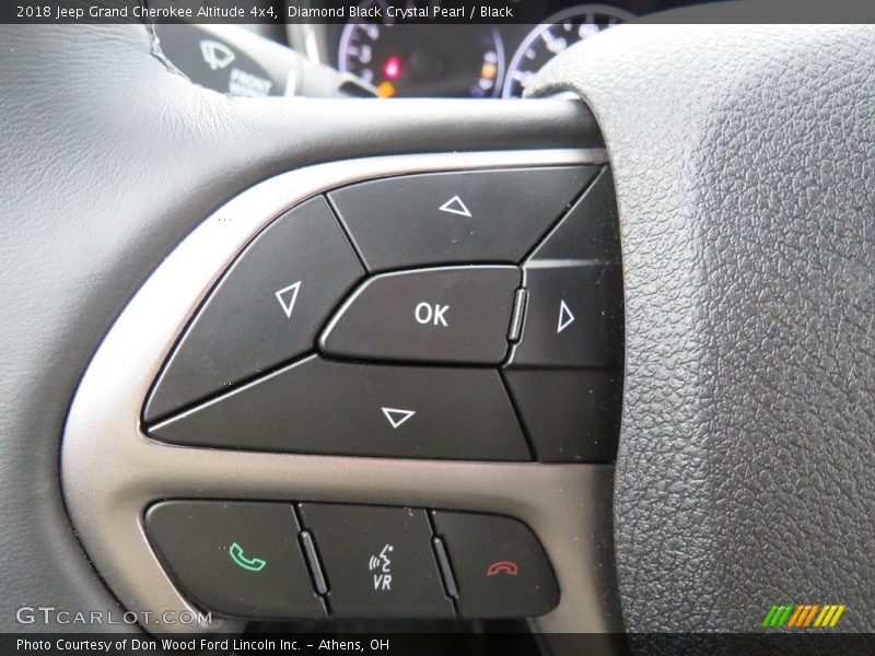 Diamond Black Crystal Pearl / Black 2018 Jeep Grand Cherokee Altitude 4x4