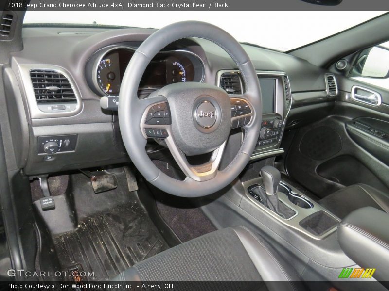 Diamond Black Crystal Pearl / Black 2018 Jeep Grand Cherokee Altitude 4x4