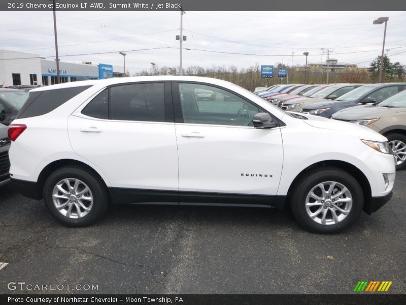 Summit White / Jet Black 2019 Chevrolet Equinox LT AWD