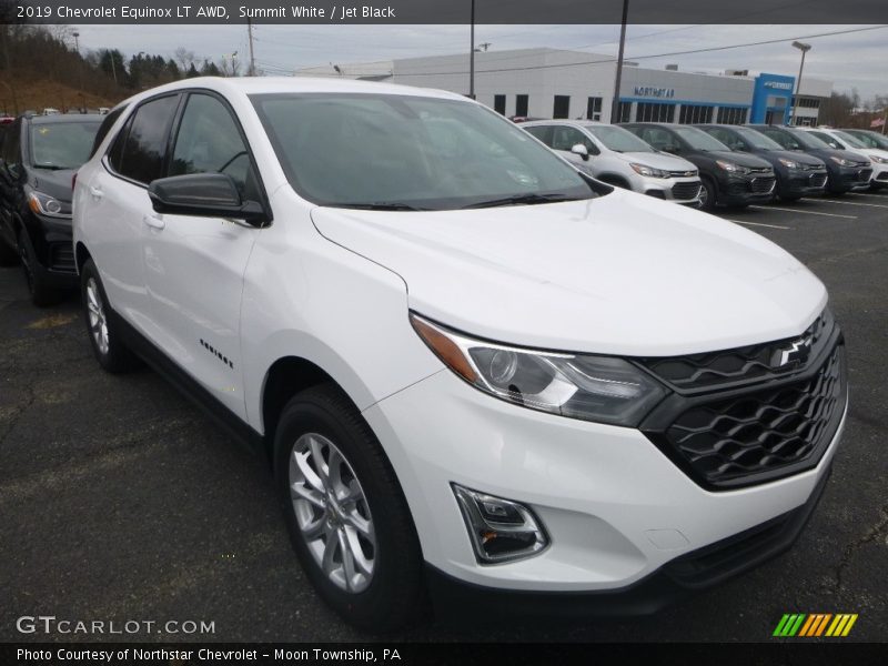 Summit White / Jet Black 2019 Chevrolet Equinox LT AWD
