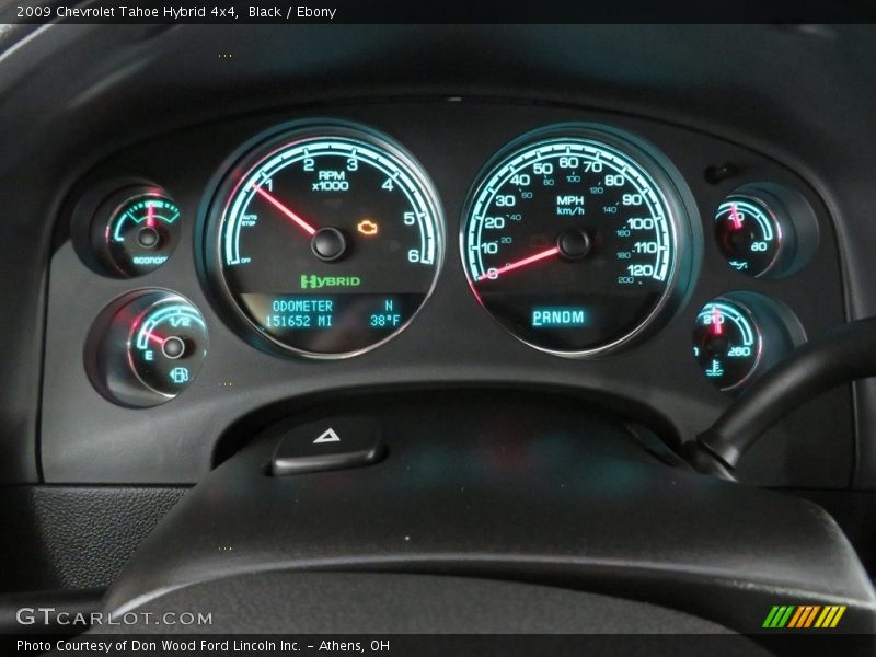Black / Ebony 2009 Chevrolet Tahoe Hybrid 4x4