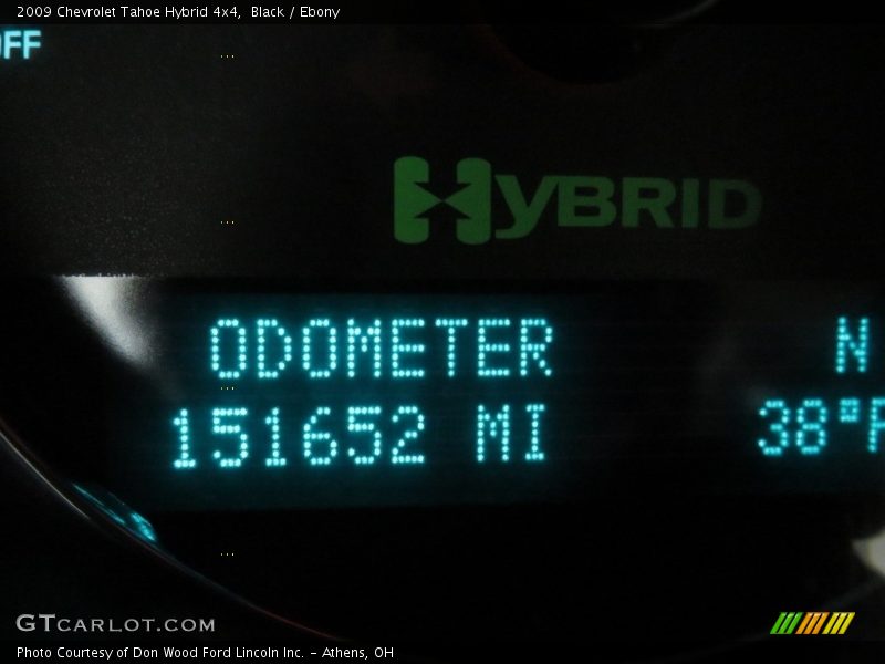 Black / Ebony 2009 Chevrolet Tahoe Hybrid 4x4
