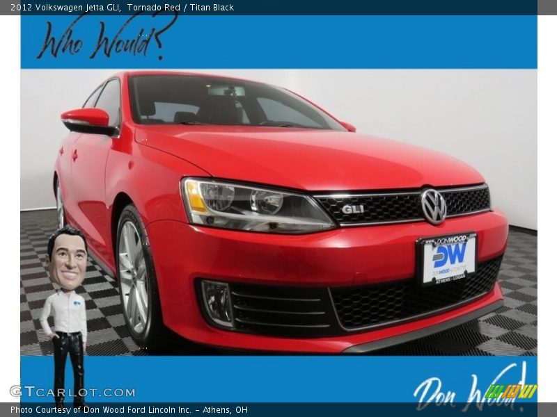 Tornado Red / Titan Black 2012 Volkswagen Jetta GLI