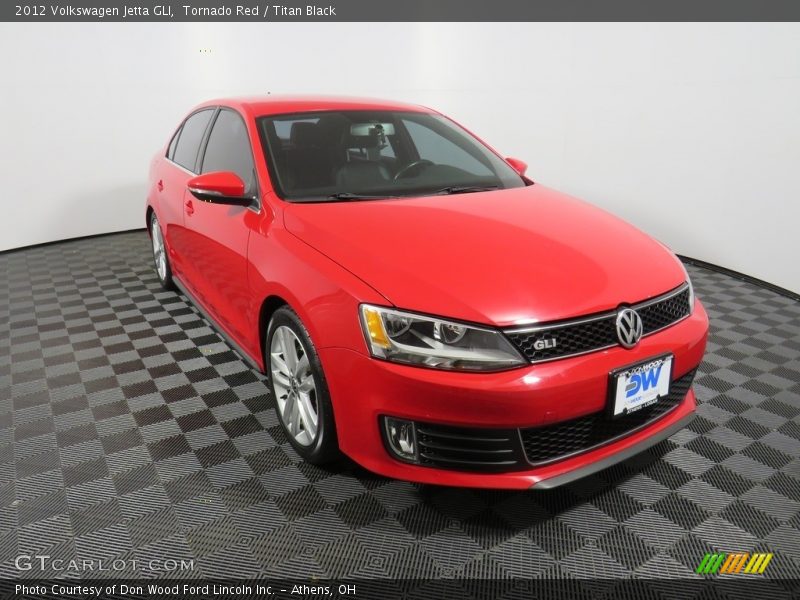 Tornado Red / Titan Black 2012 Volkswagen Jetta GLI