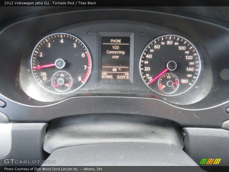 Tornado Red / Titan Black 2012 Volkswagen Jetta GLI