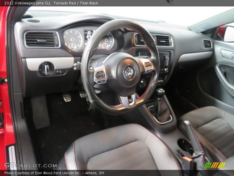 Tornado Red / Titan Black 2012 Volkswagen Jetta GLI