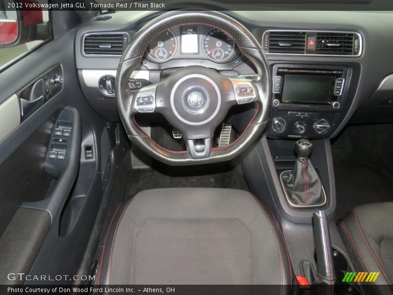 Tornado Red / Titan Black 2012 Volkswagen Jetta GLI