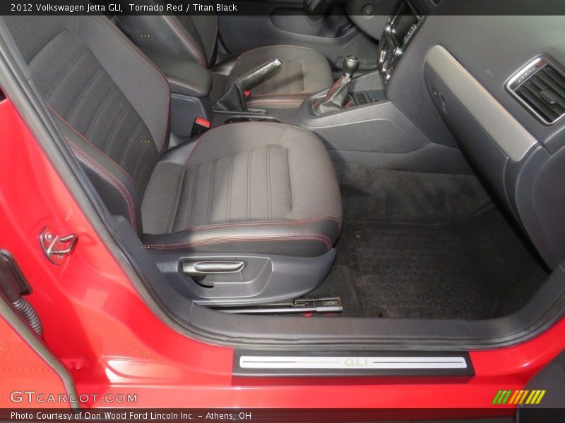 Tornado Red / Titan Black 2012 Volkswagen Jetta GLI