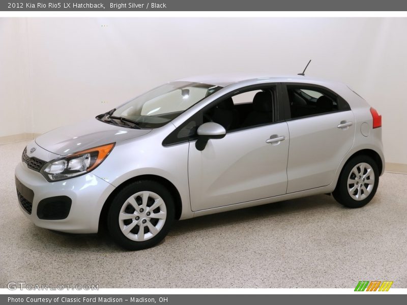 Bright Silver / Black 2012 Kia Rio Rio5 LX Hatchback