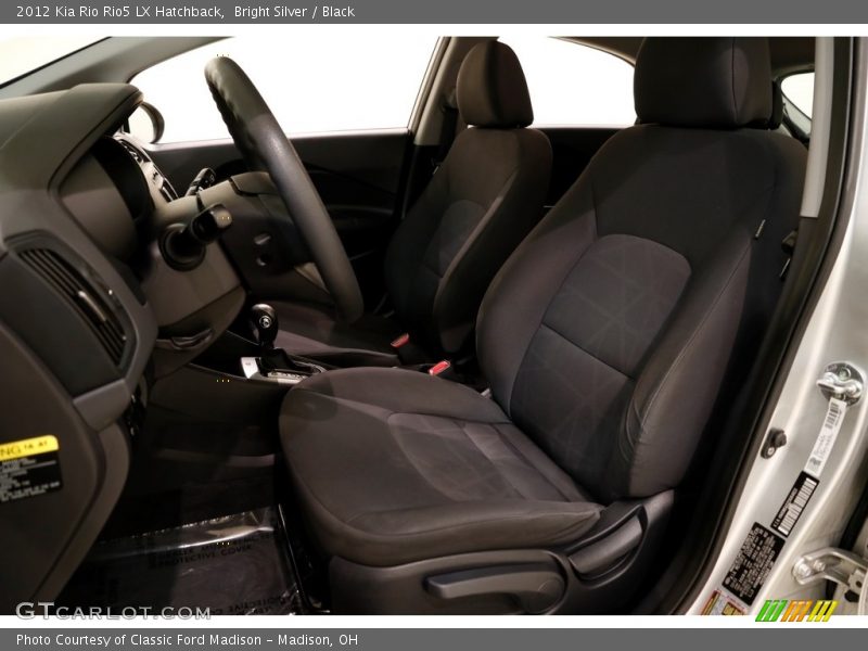 Bright Silver / Black 2012 Kia Rio Rio5 LX Hatchback