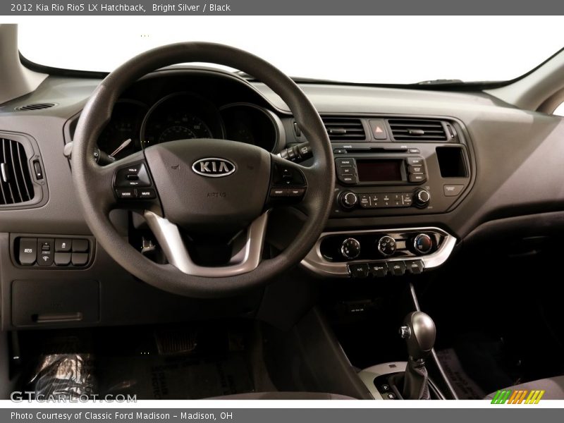 Bright Silver / Black 2012 Kia Rio Rio5 LX Hatchback