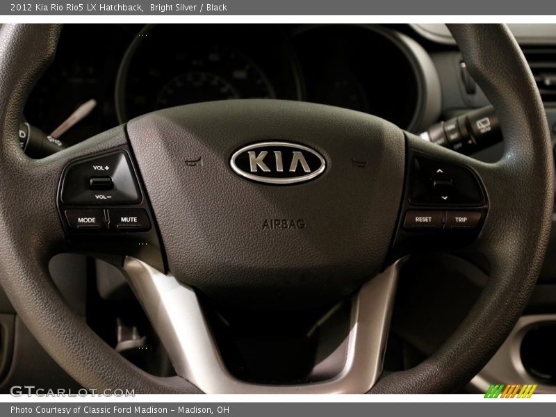 Bright Silver / Black 2012 Kia Rio Rio5 LX Hatchback