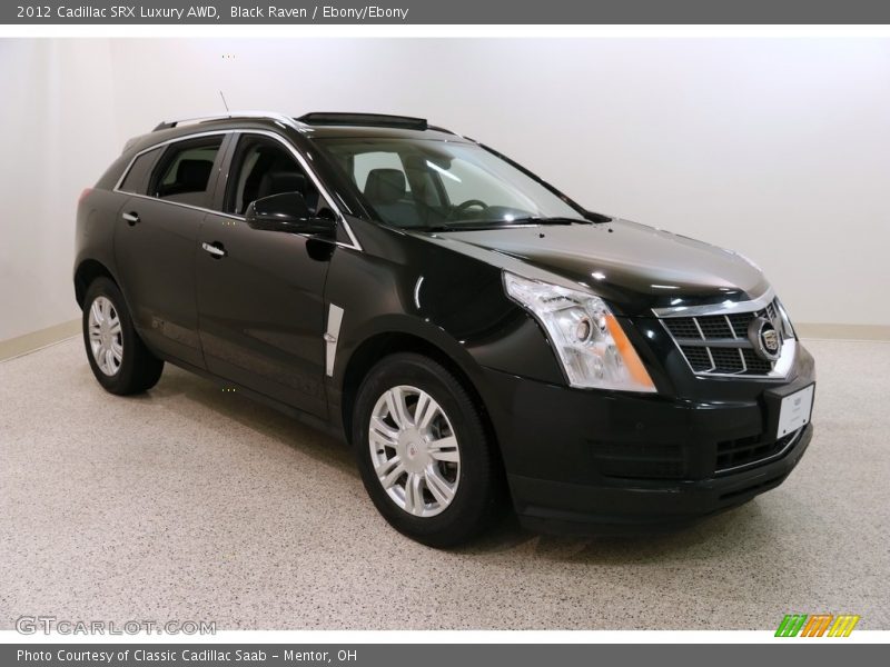 Black Raven / Ebony/Ebony 2012 Cadillac SRX Luxury AWD