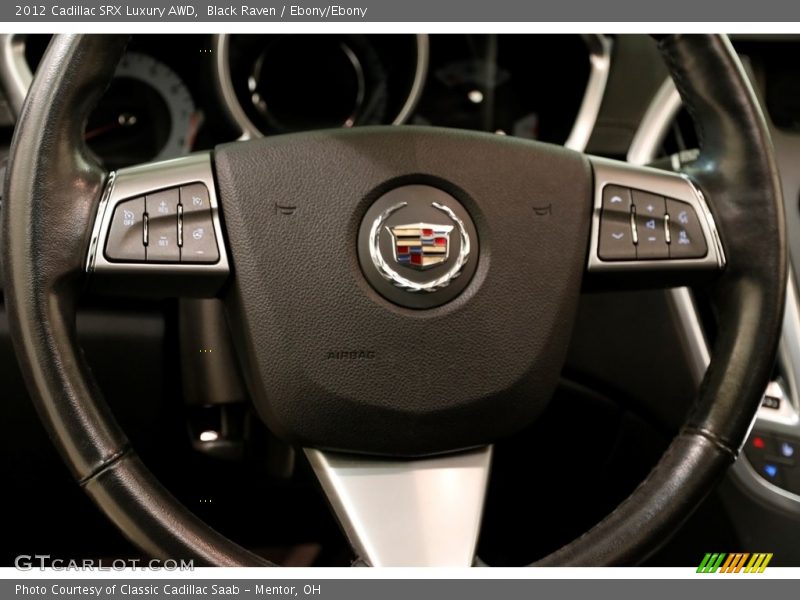 Black Raven / Ebony/Ebony 2012 Cadillac SRX Luxury AWD