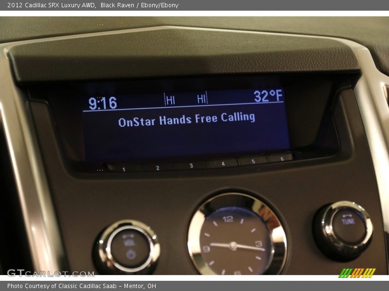 Black Raven / Ebony/Ebony 2012 Cadillac SRX Luxury AWD