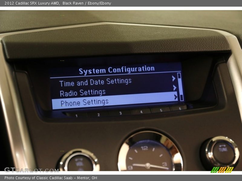 Black Raven / Ebony/Ebony 2012 Cadillac SRX Luxury AWD