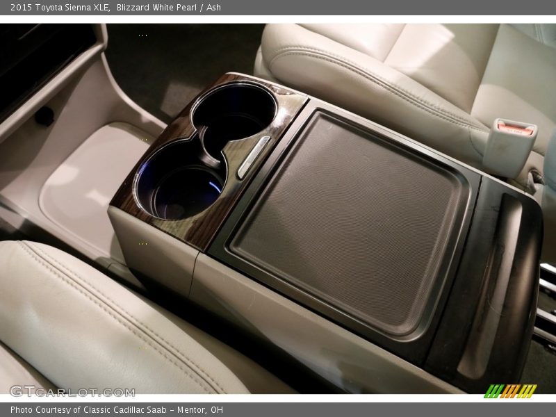 Blizzard White Pearl / Ash 2015 Toyota Sienna XLE