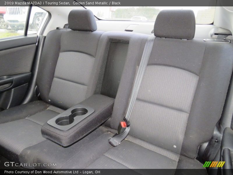 Golden Sand Metallic / Black 2009 Mazda MAZDA3 i Touring Sedan