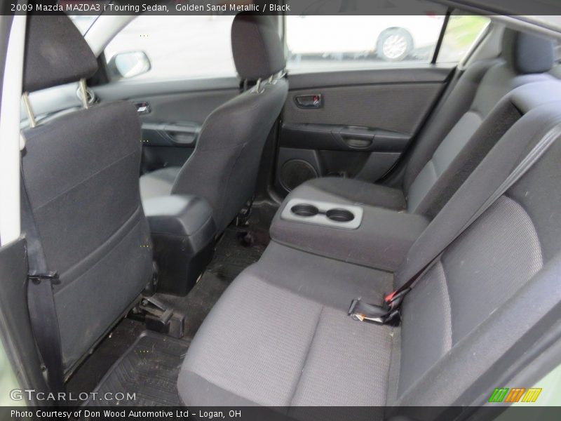 Golden Sand Metallic / Black 2009 Mazda MAZDA3 i Touring Sedan