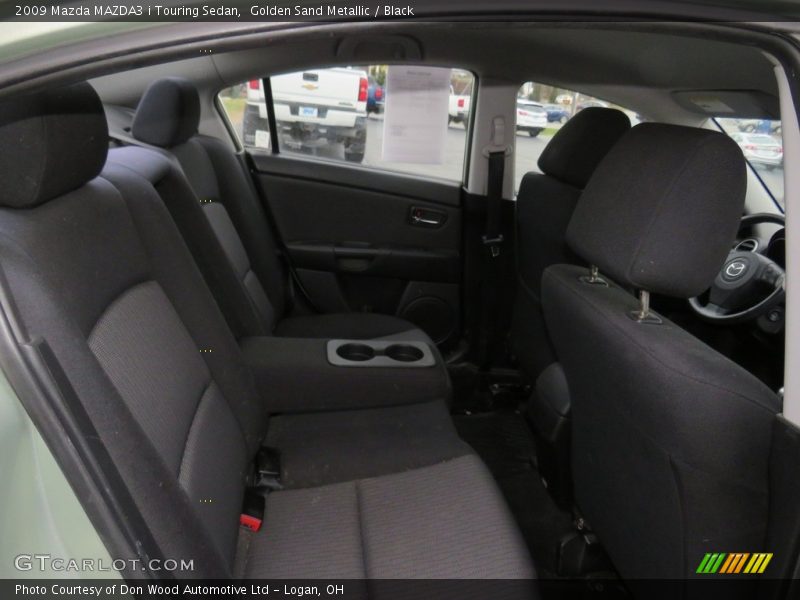 Golden Sand Metallic / Black 2009 Mazda MAZDA3 i Touring Sedan