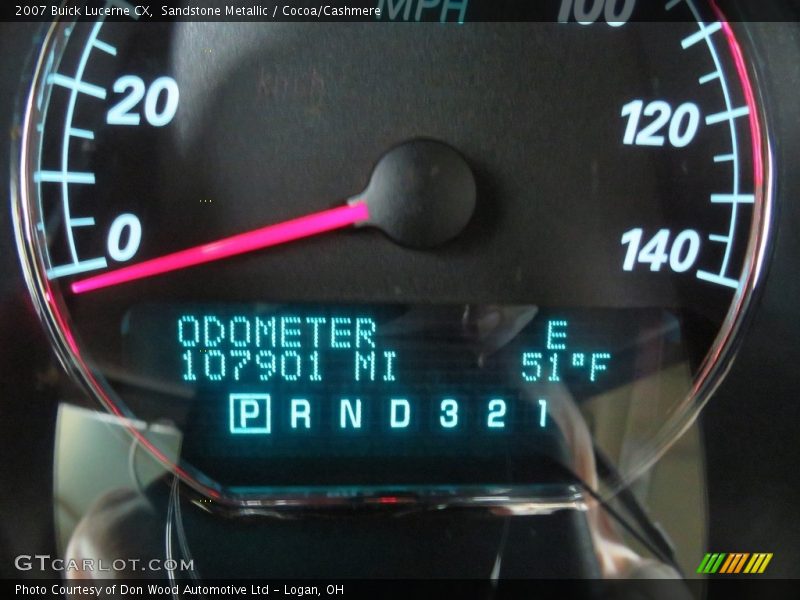 Sandstone Metallic / Cocoa/Cashmere 2007 Buick Lucerne CX