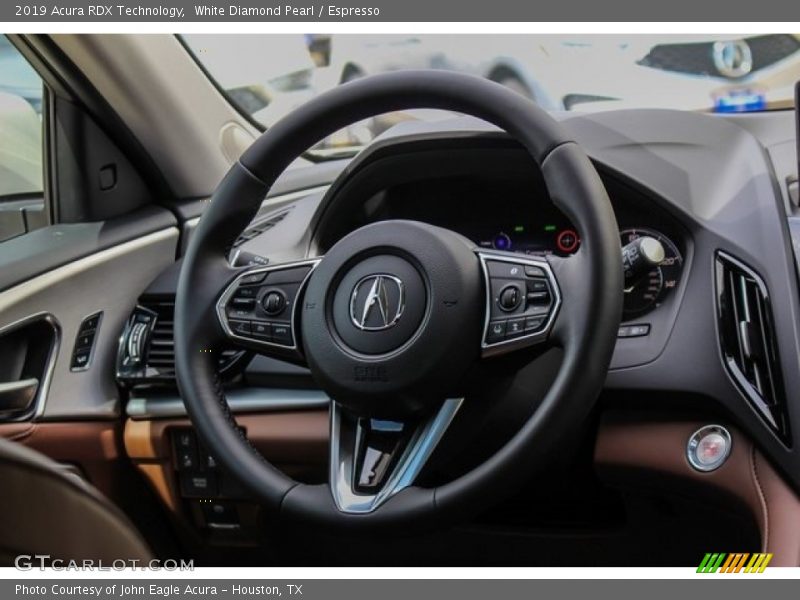 White Diamond Pearl / Espresso 2019 Acura RDX Technology