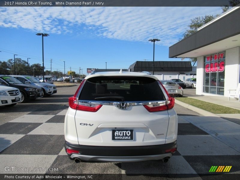 White Diamond Pearl / Ivory 2017 Honda CR-V Touring