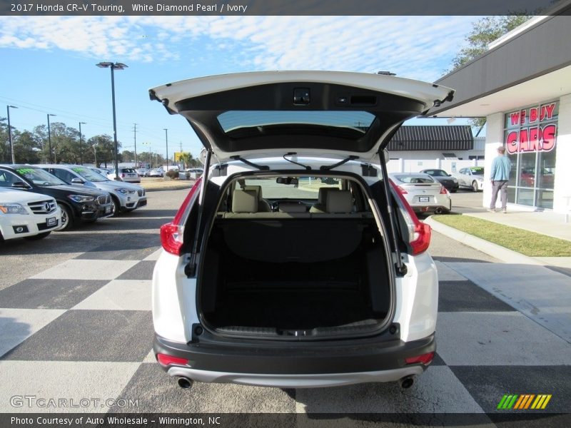 White Diamond Pearl / Ivory 2017 Honda CR-V Touring
