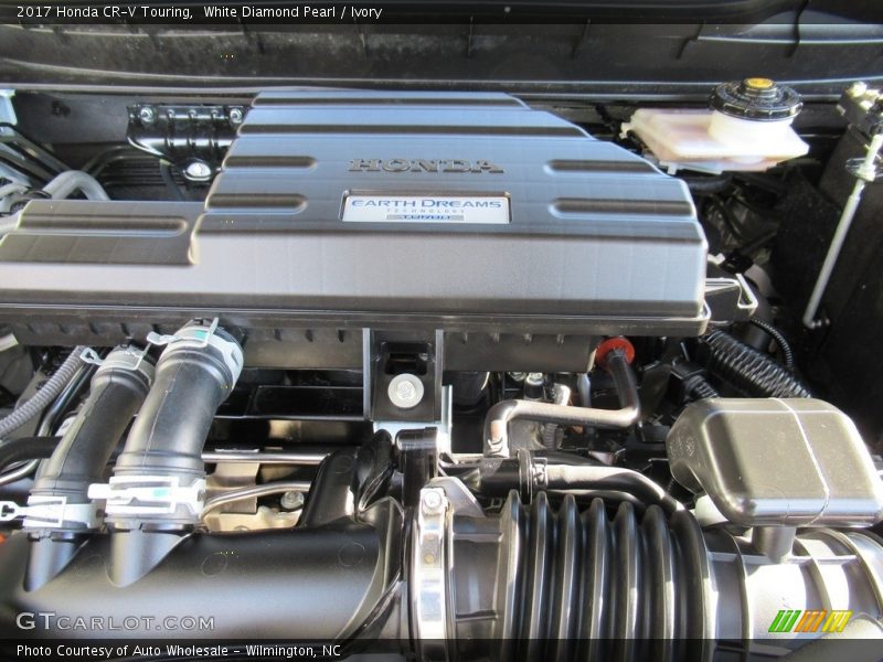 White Diamond Pearl / Ivory 2017 Honda CR-V Touring