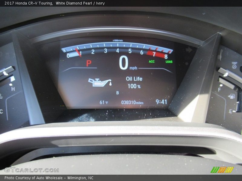 White Diamond Pearl / Ivory 2017 Honda CR-V Touring