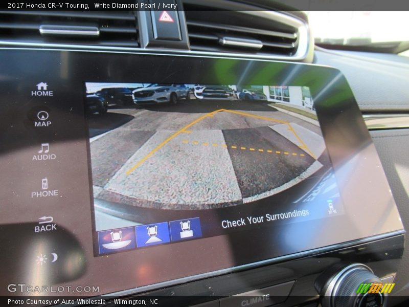 White Diamond Pearl / Ivory 2017 Honda CR-V Touring