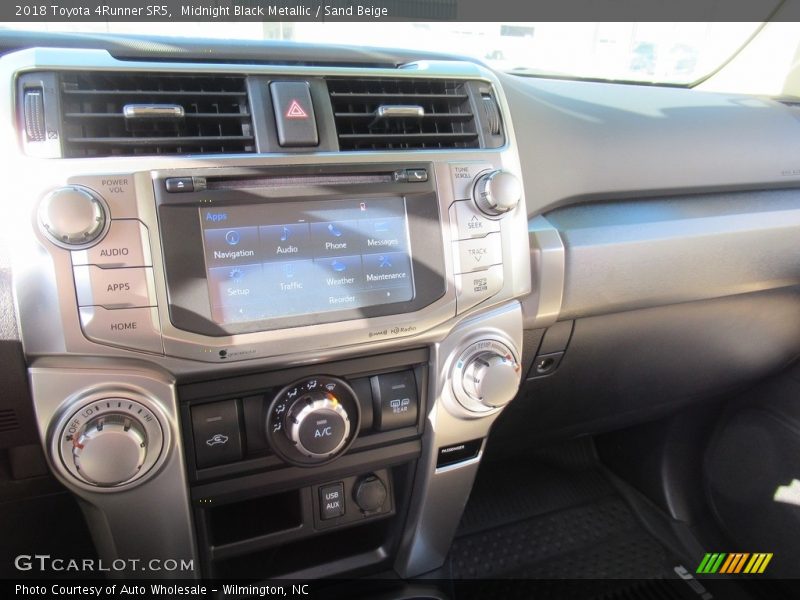 Midnight Black Metallic / Sand Beige 2018 Toyota 4Runner SR5