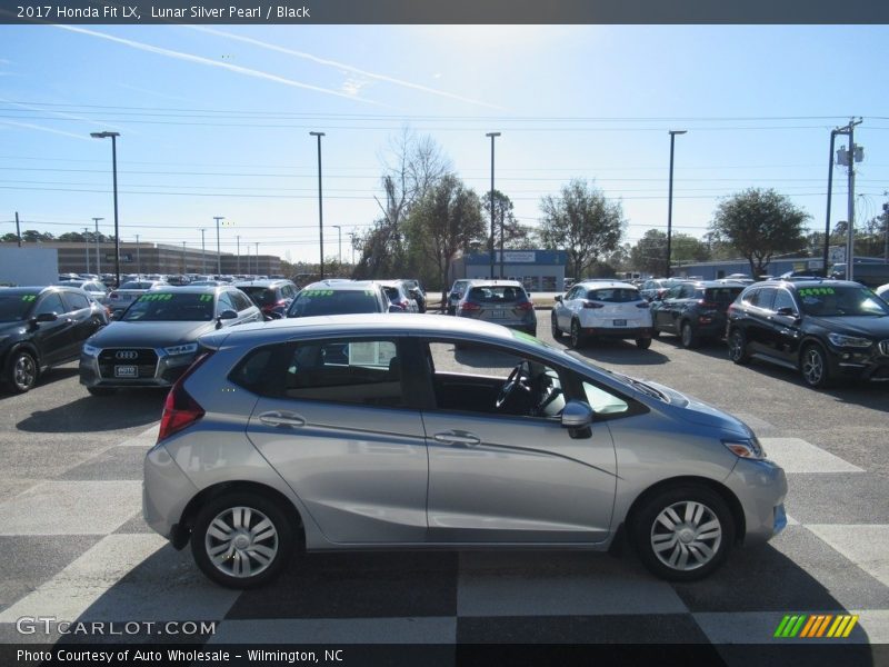 Lunar Silver Pearl / Black 2017 Honda Fit LX