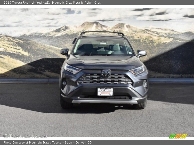 Magnetic Gray Metallic / Light Gray 2019 Toyota RAV4 Limited AWD