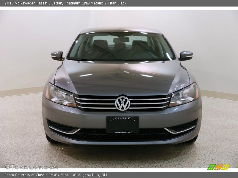 Platinum Gray Metallic / Titan Black 2015 Volkswagen Passat S Sedan