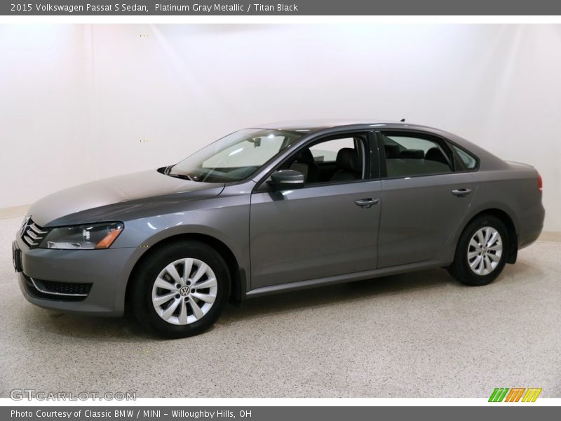 Platinum Gray Metallic / Titan Black 2015 Volkswagen Passat S Sedan
