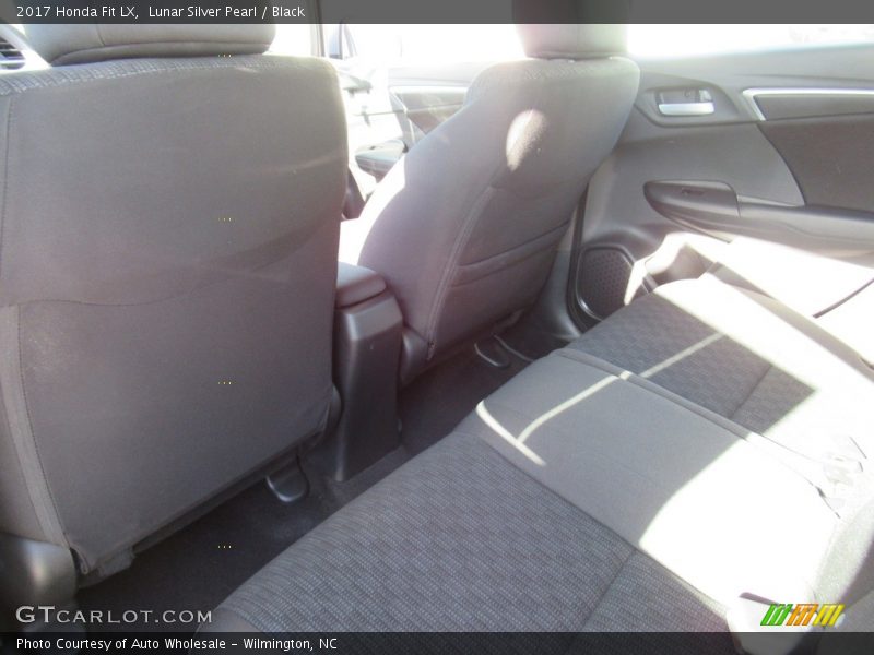 Lunar Silver Pearl / Black 2017 Honda Fit LX