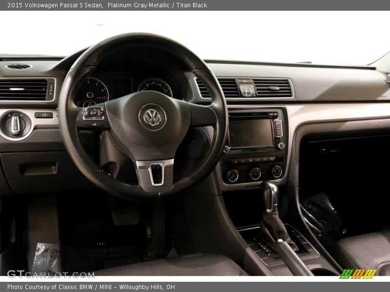 Platinum Gray Metallic / Titan Black 2015 Volkswagen Passat S Sedan
