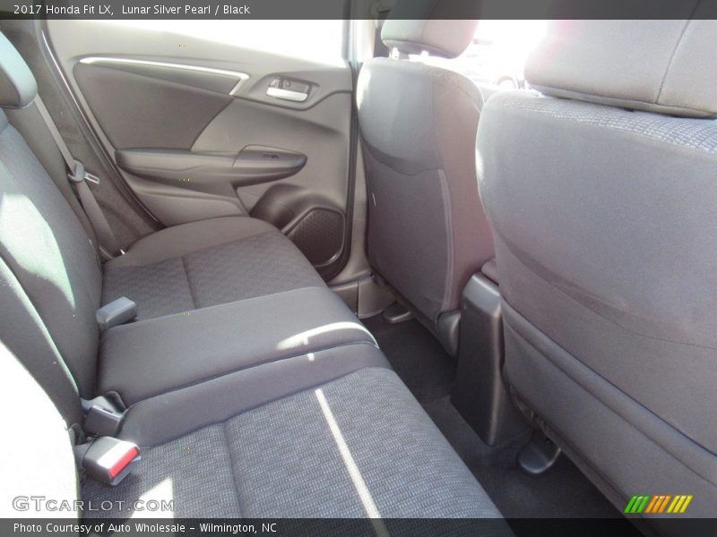 Lunar Silver Pearl / Black 2017 Honda Fit LX