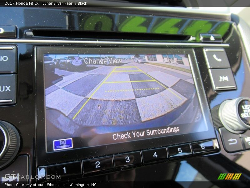 Lunar Silver Pearl / Black 2017 Honda Fit LX