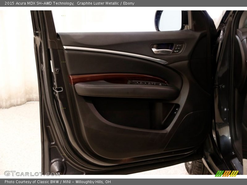 Graphite Luster Metallic / Ebony 2015 Acura MDX SH-AWD Technology