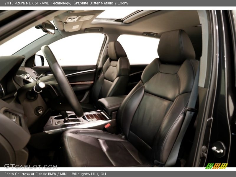 Graphite Luster Metallic / Ebony 2015 Acura MDX SH-AWD Technology