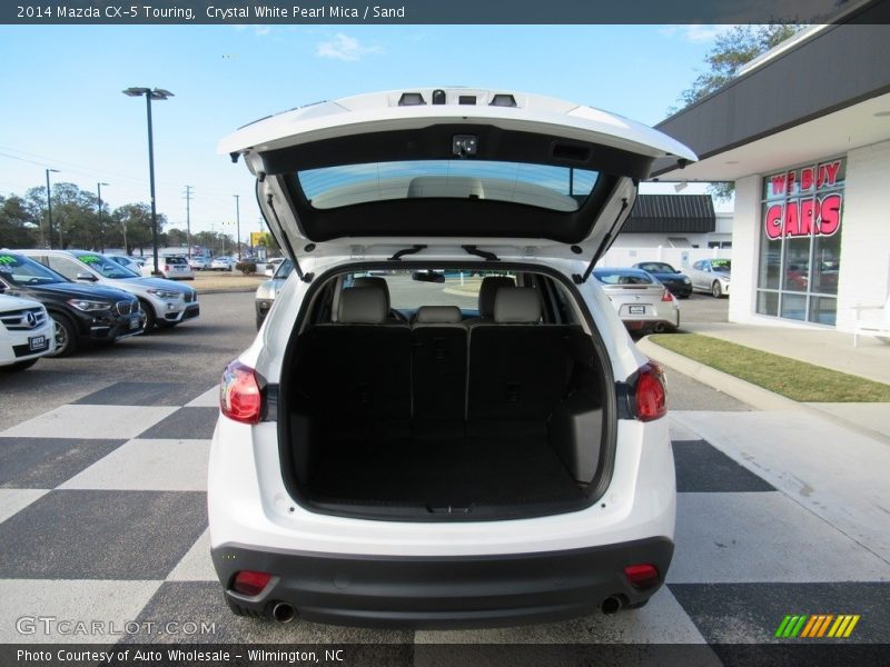 Crystal White Pearl Mica / Sand 2014 Mazda CX-5 Touring