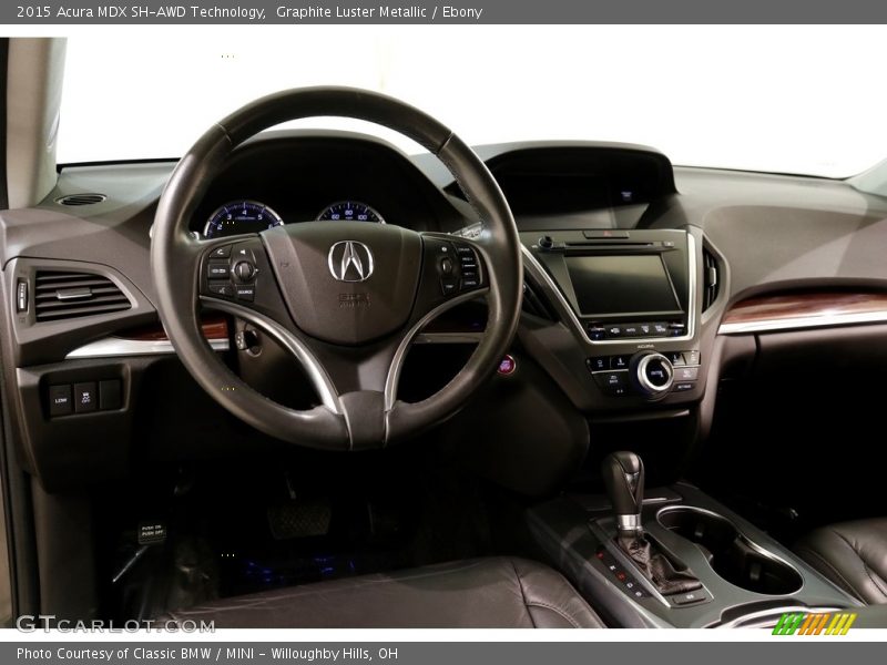 Graphite Luster Metallic / Ebony 2015 Acura MDX SH-AWD Technology